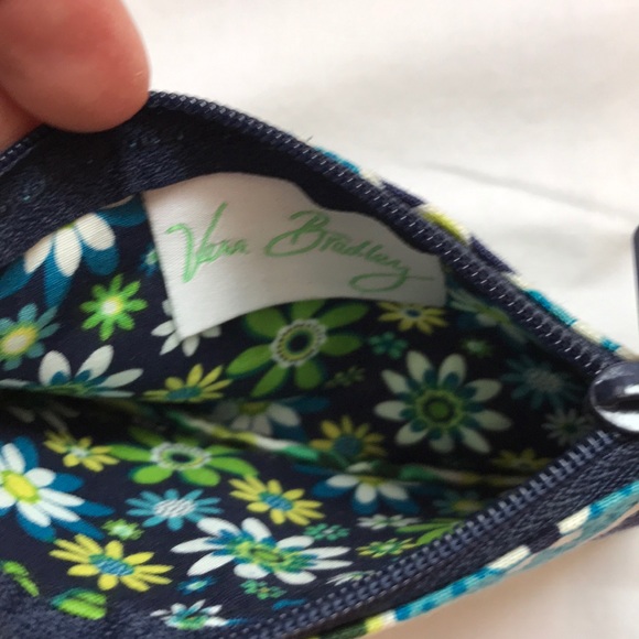 💖Vera Bradley Daisy Daisy Key Ring Change Purse - Picture 5 of 7